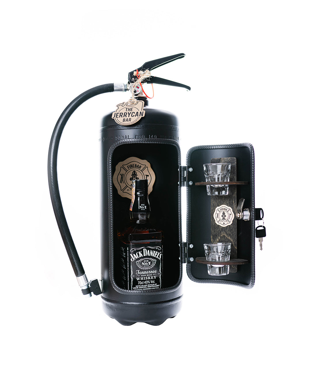 Firebar Männerhandtasche Männergeschenk Dekoration Minibar Feuerlöscher