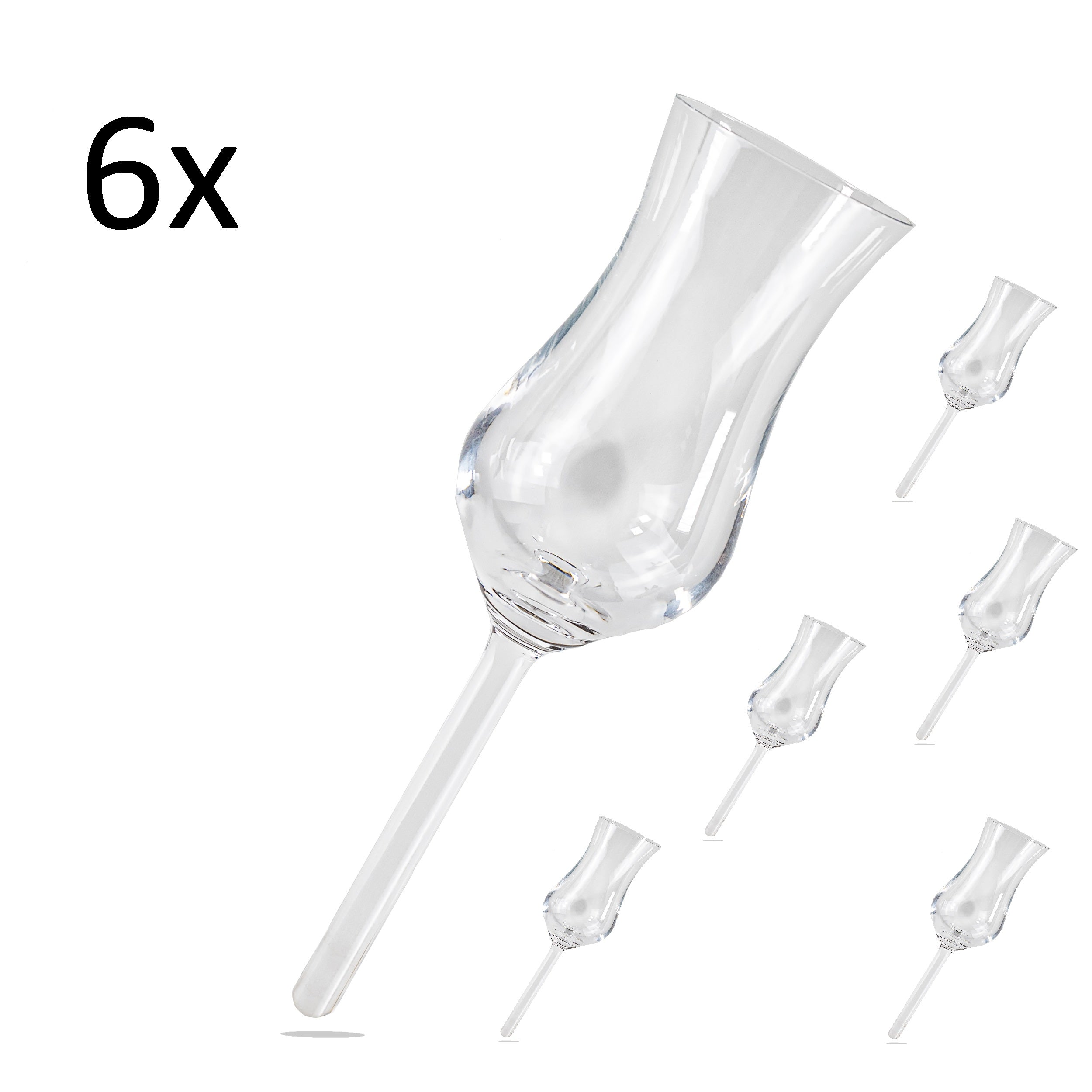 Grappaglas Schnapsglas Shot Glas ohne Fuss 80ml Leonardo Daily