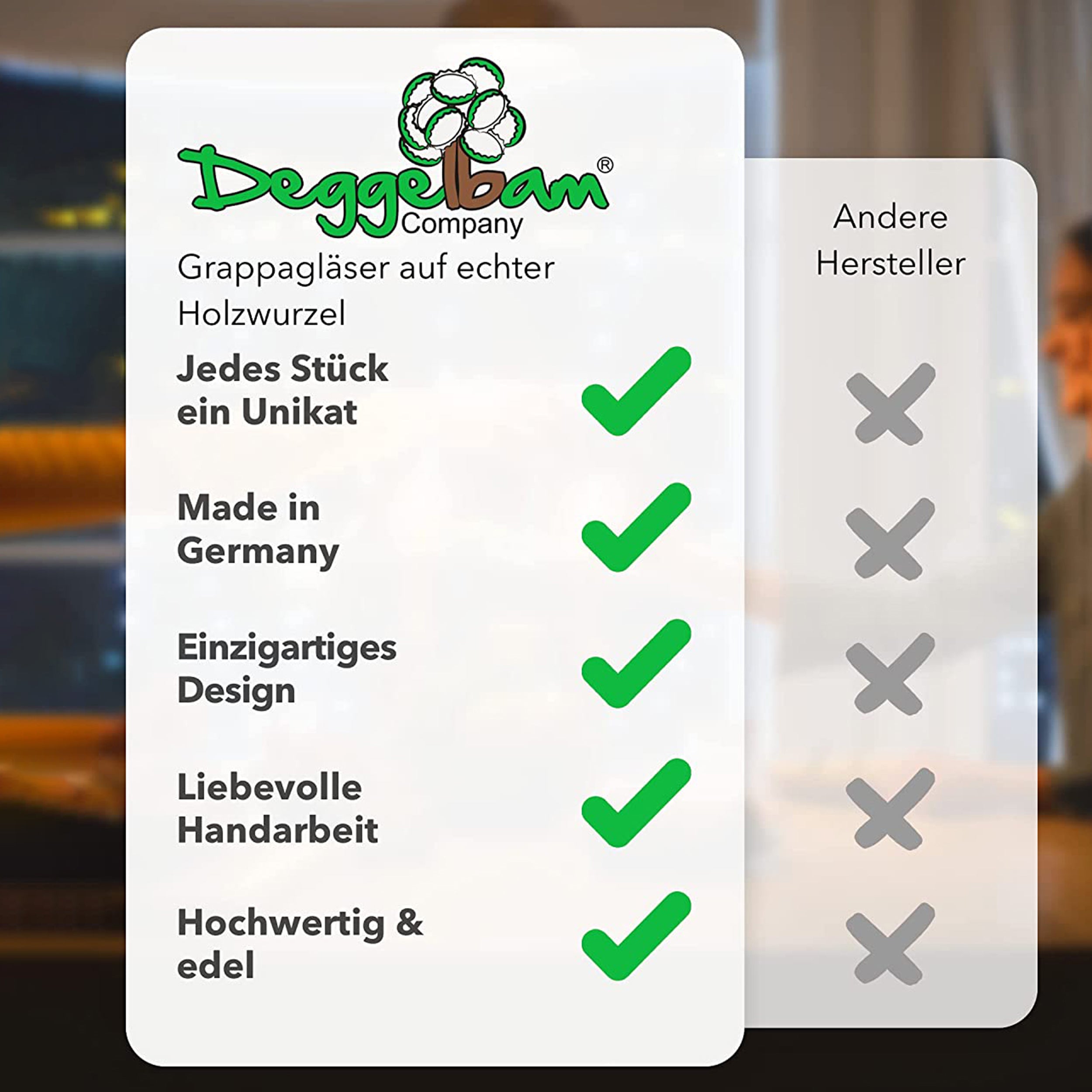 Grappawurzel Schnapsservice Schnapswurzel Echtholzwurzel 80ml Leonardo DailyGrappawurzel Schnapsglas ohne Fuß auf Echtholzwurzel