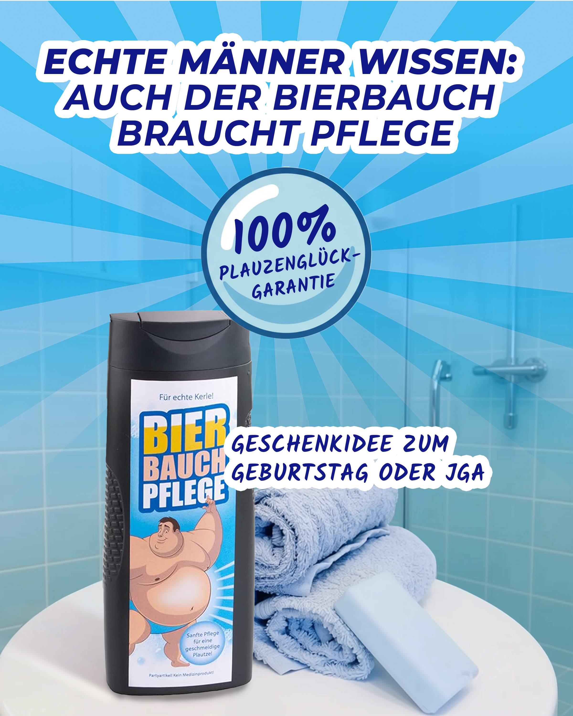 Die Bierbauchpflege für den Mann