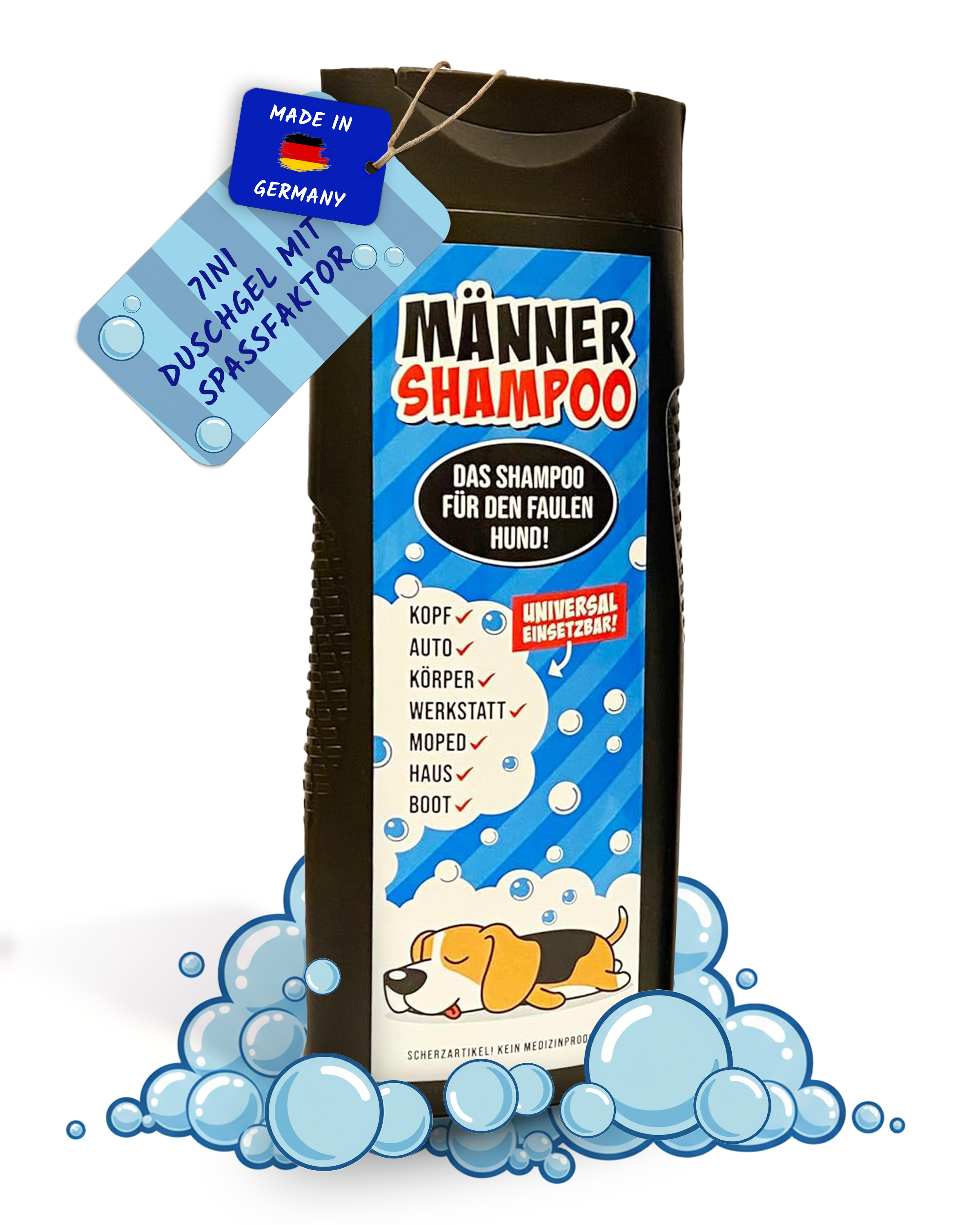 Fauler Hund - Das Männershampoo