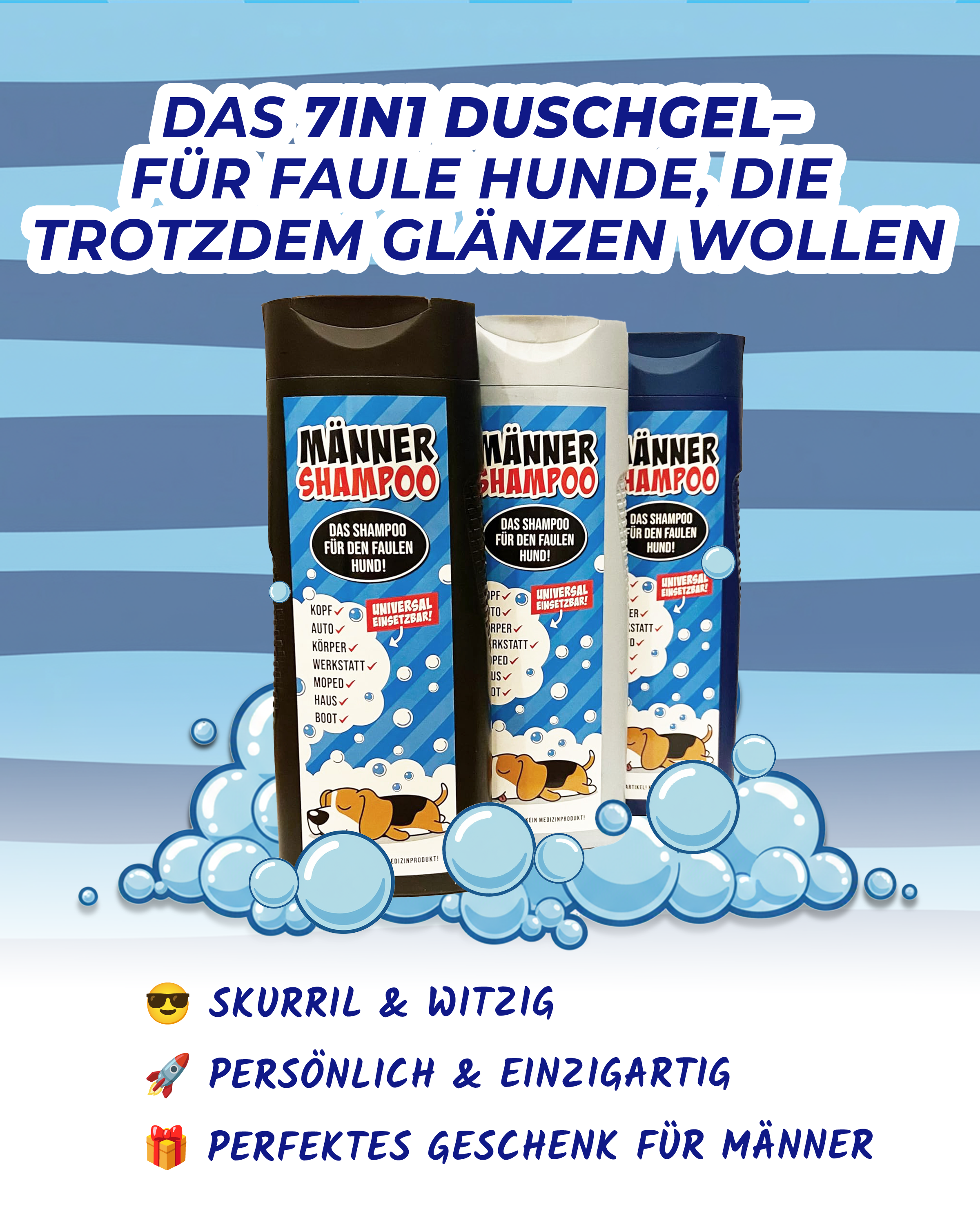 Fauler Hund - Das Männershampoo