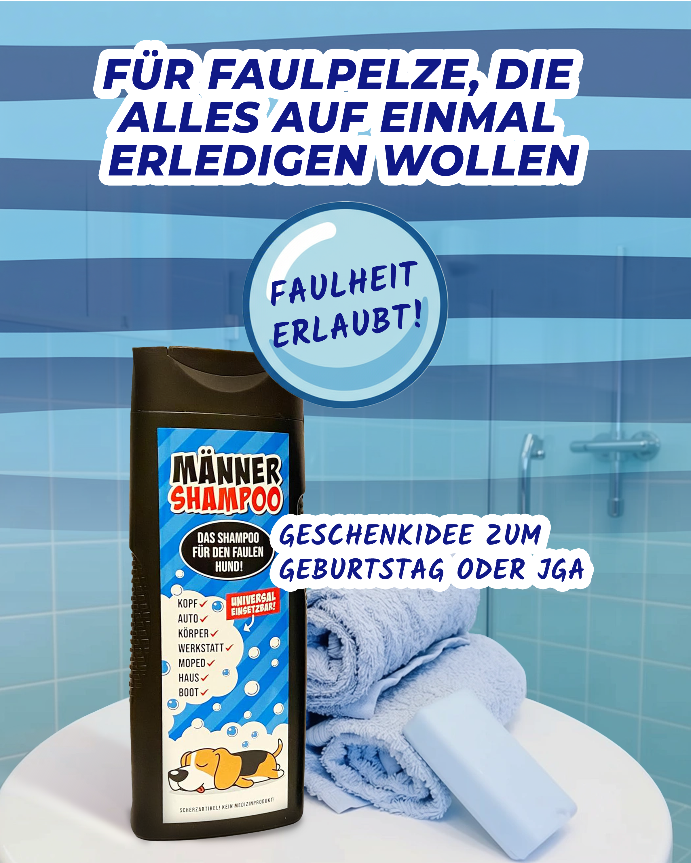 Fauler Hund - Das Männershampoo