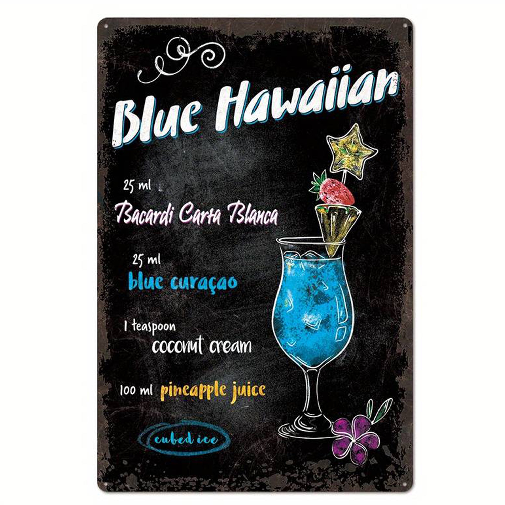 Versch. Blechschilder Retro USA 30cmx20cm