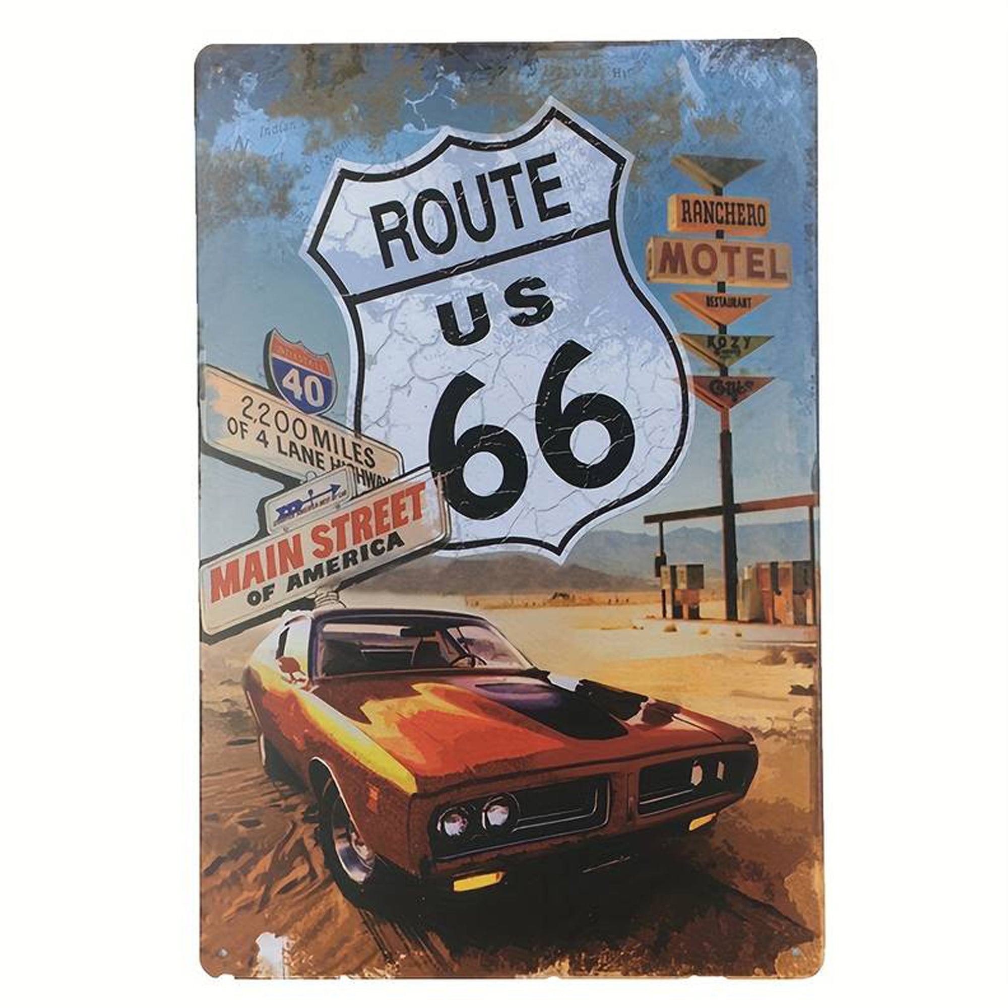 Versch. Blechschilder Retro USA 30cmx20cm