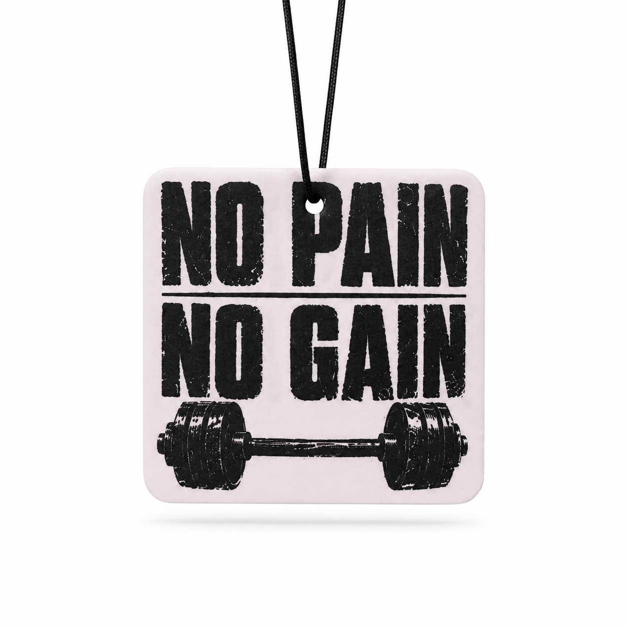 No Pain No Gain Duftbaum fürs Auto - Fitnessfans, Bodybuilder & Gym Bros