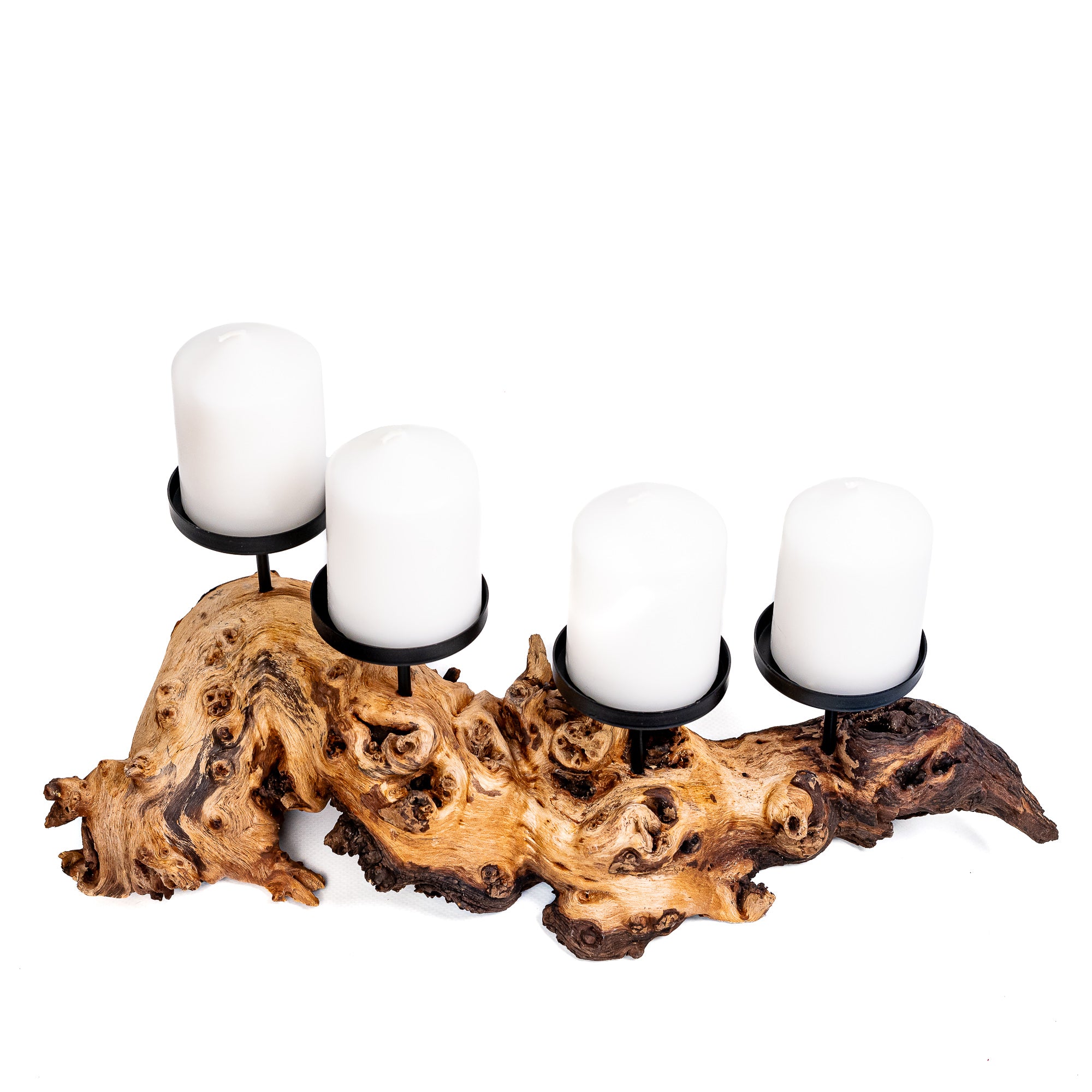 Beispielbild mit weissen Kerzen