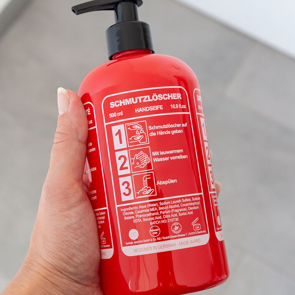 Geschenkidee für Feuerwehrler - 500ml Handseife