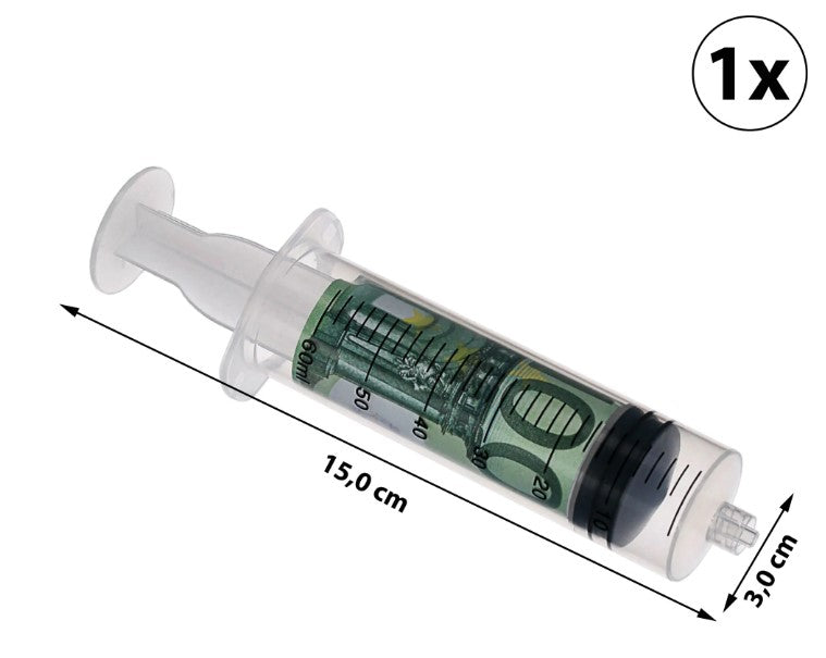Finazspritze Geldspritze Geldgeschenk Geschenk Geld Geldversteck