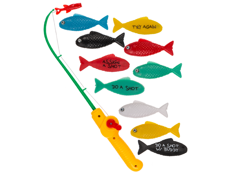 Fischer Angler Trinkspiel Geschenk