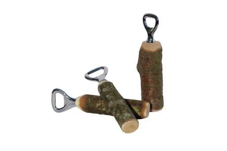 Flaschenöffner Echtholz -rund-