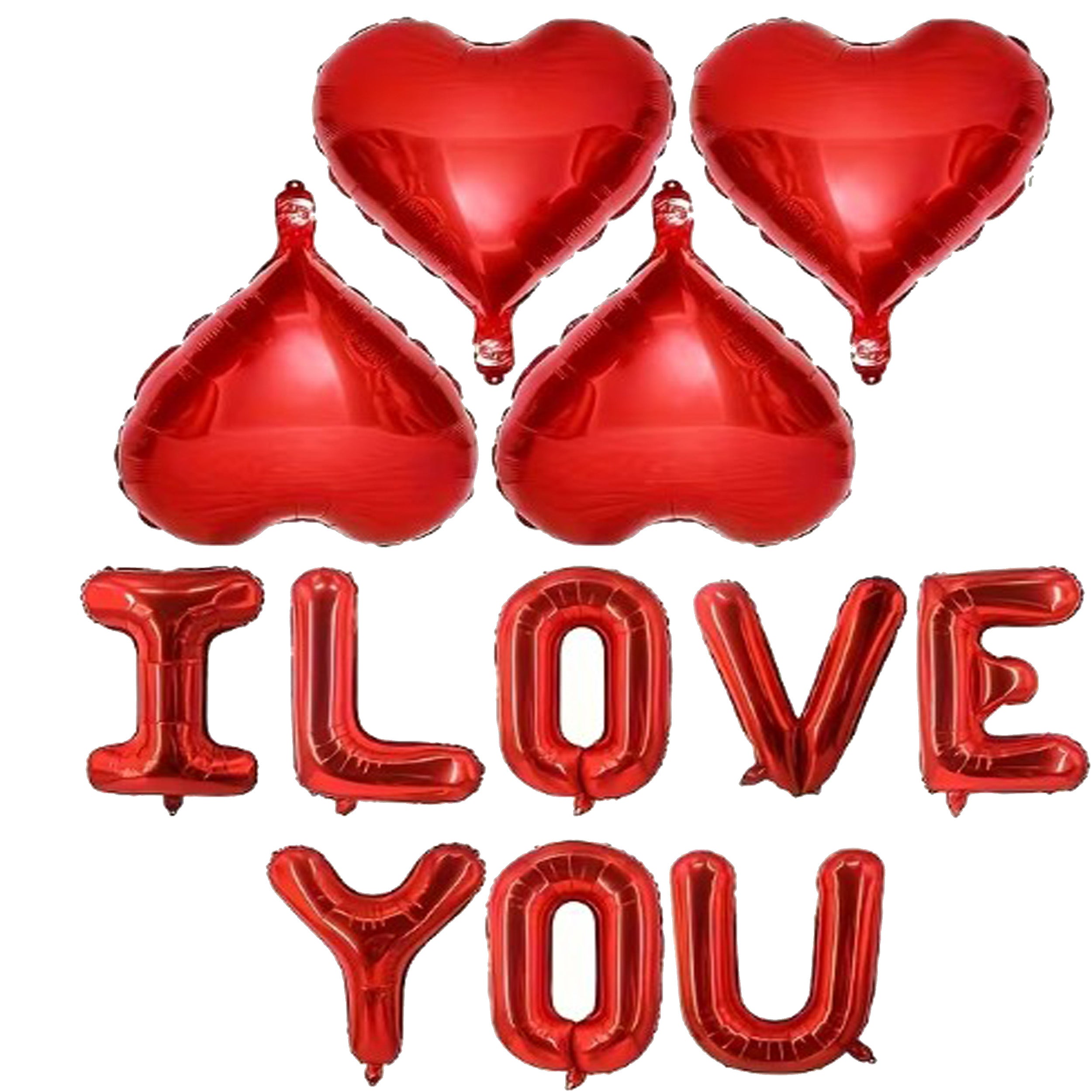 Verlobung Heiratsantrag Liebe Romantik Herzen Folienballon