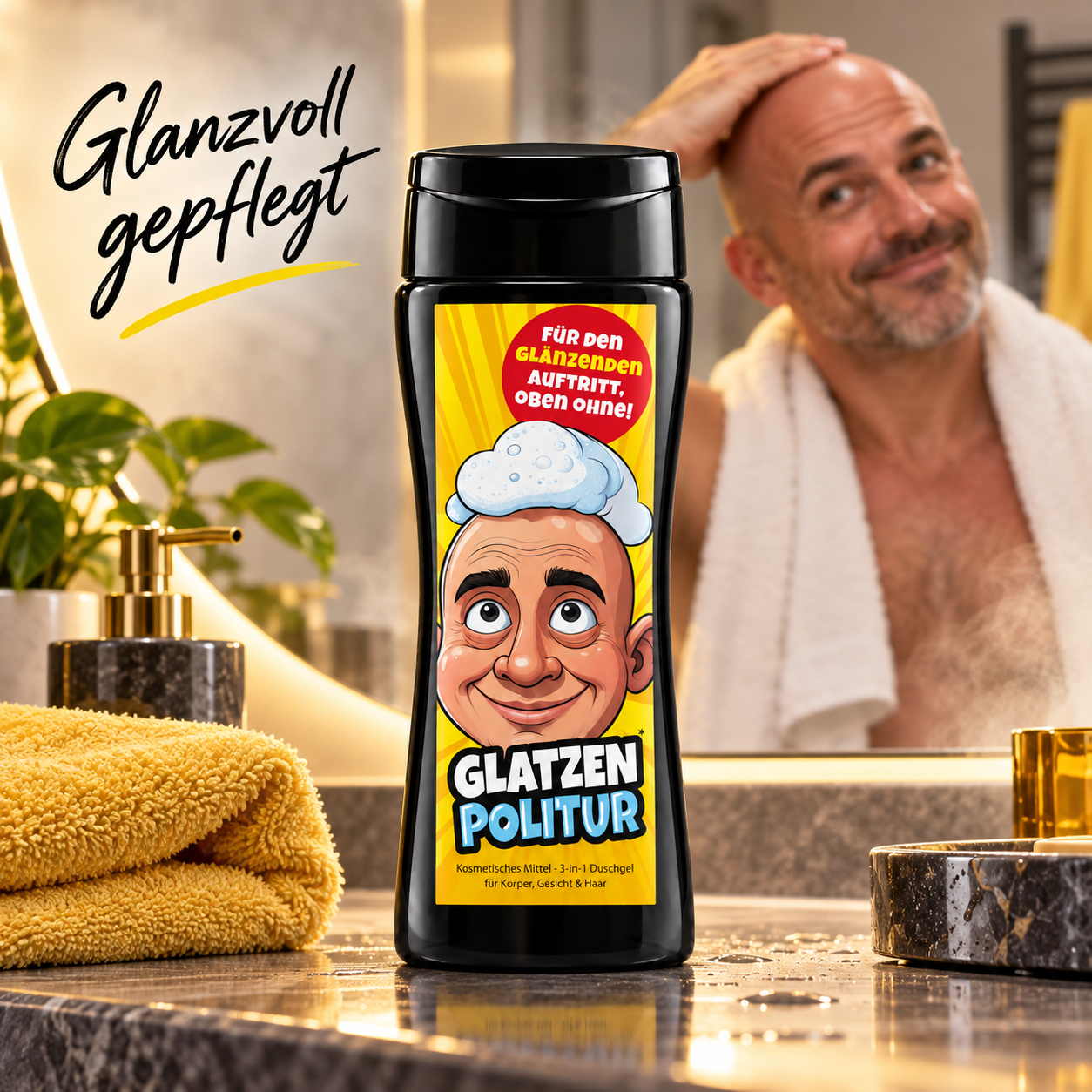 GlatzenPolitur - Das legendäre Männerduschgel