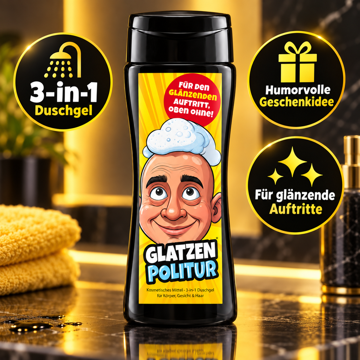 GlatzenPolitur - Das legendäre Männerduschgel