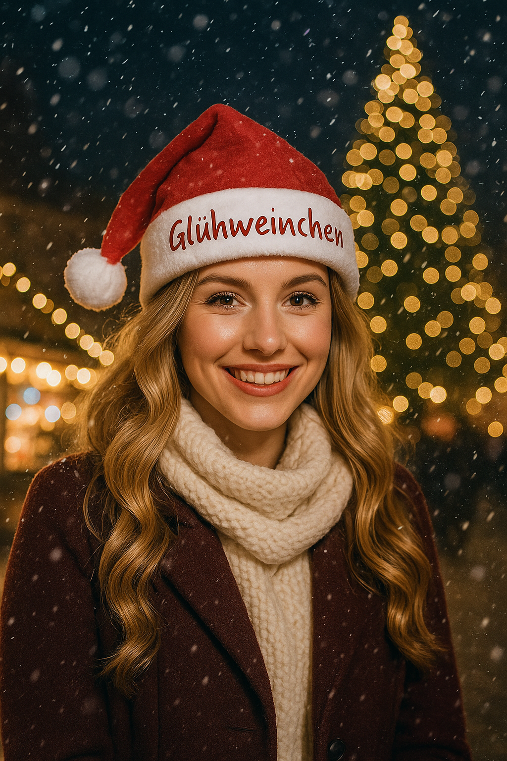 Weihnachtsmützen Nikolausmützen mit Aufschrift