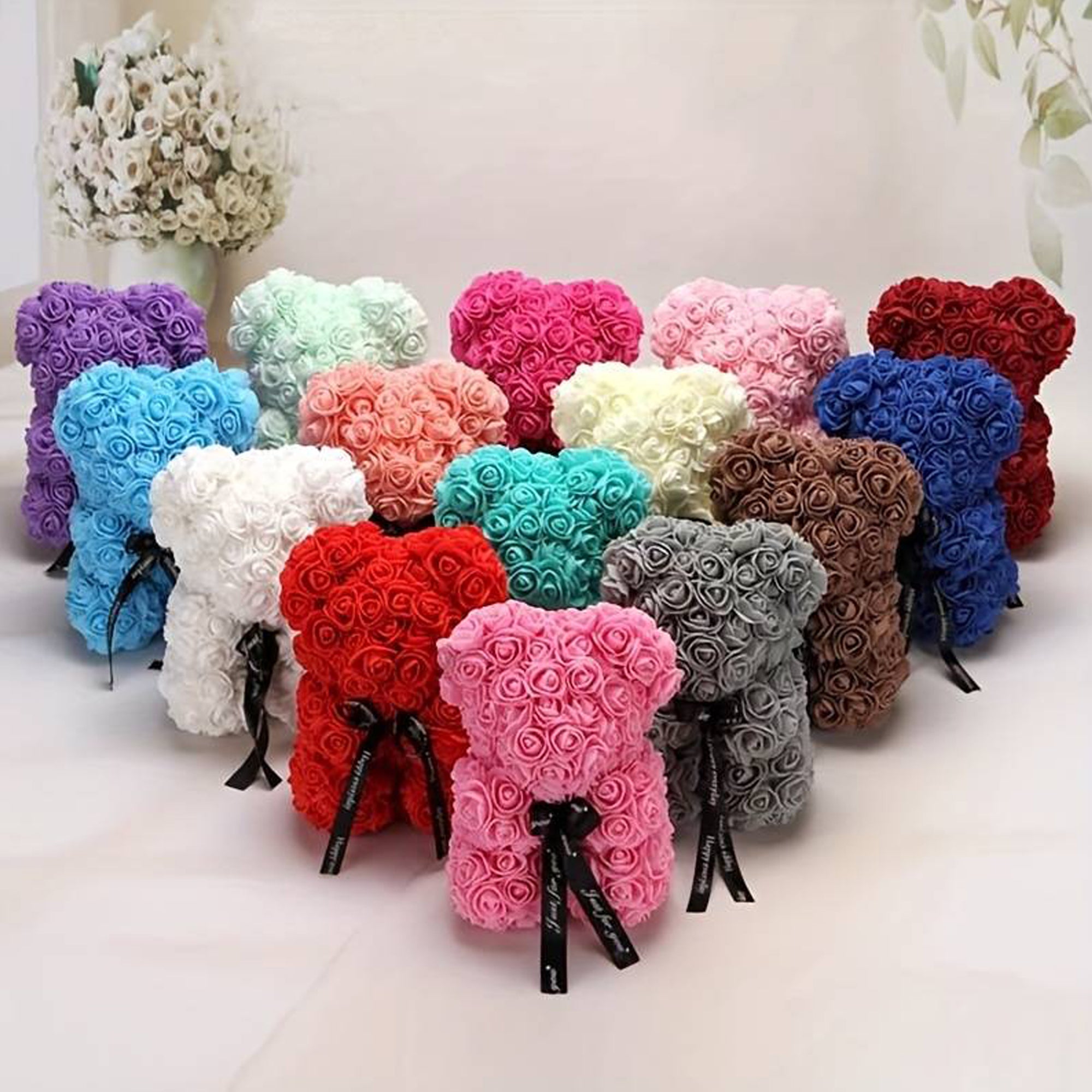 Muttertagsgeschenk Valentinstagsgeschenk Geschenkidee Rosenbär