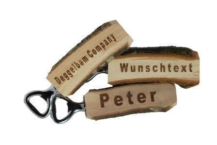 Flaschenöffner mit Wunschtext