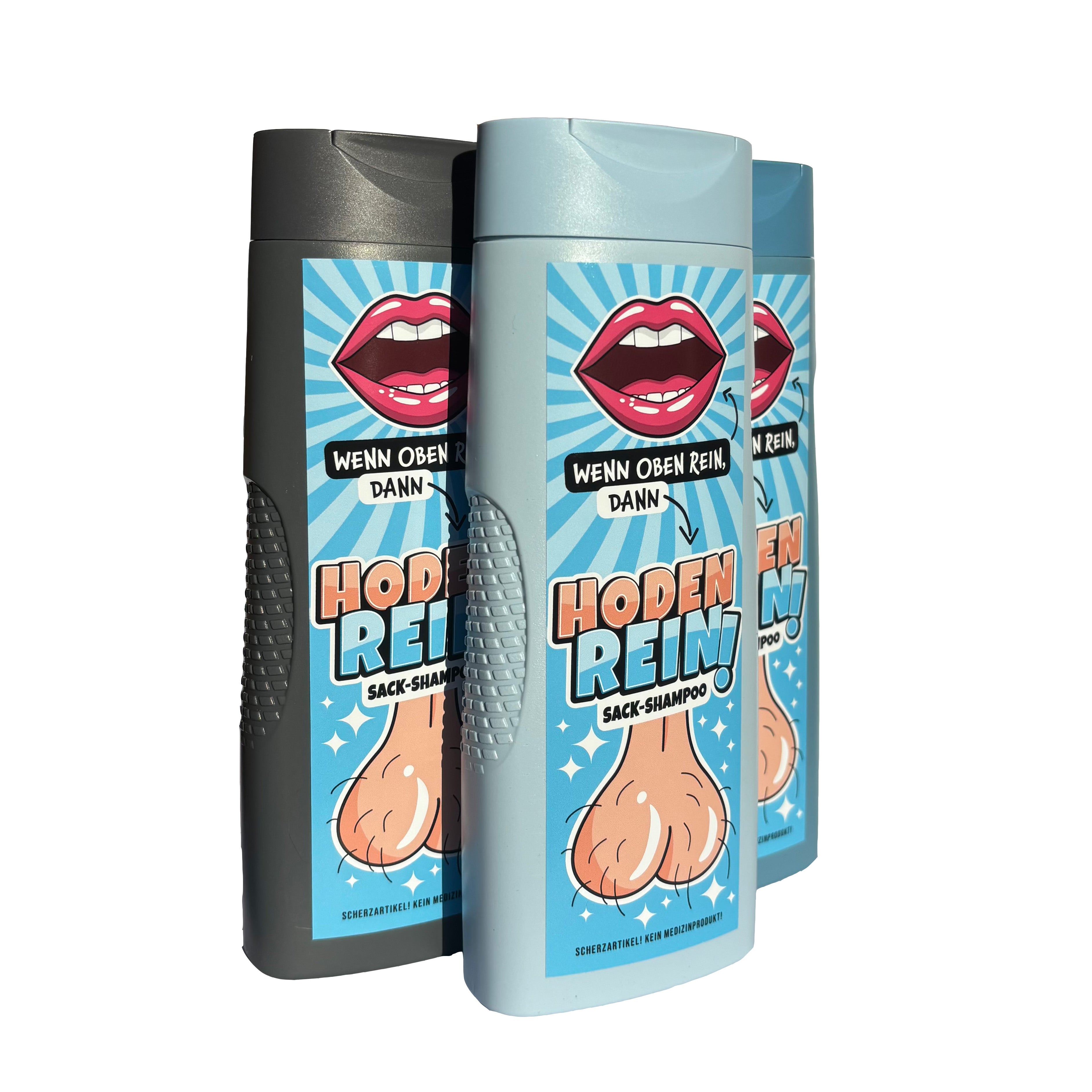 Hoden Rein Duschgel – Lustiges Männer Duschgel | Witziges Geschenk für Männer, JGA, Vatertag, Geburtstag | Männerpflege mit Humor | Fun Duschgel & Scherzartikel für echte Kerle - HODENREIN