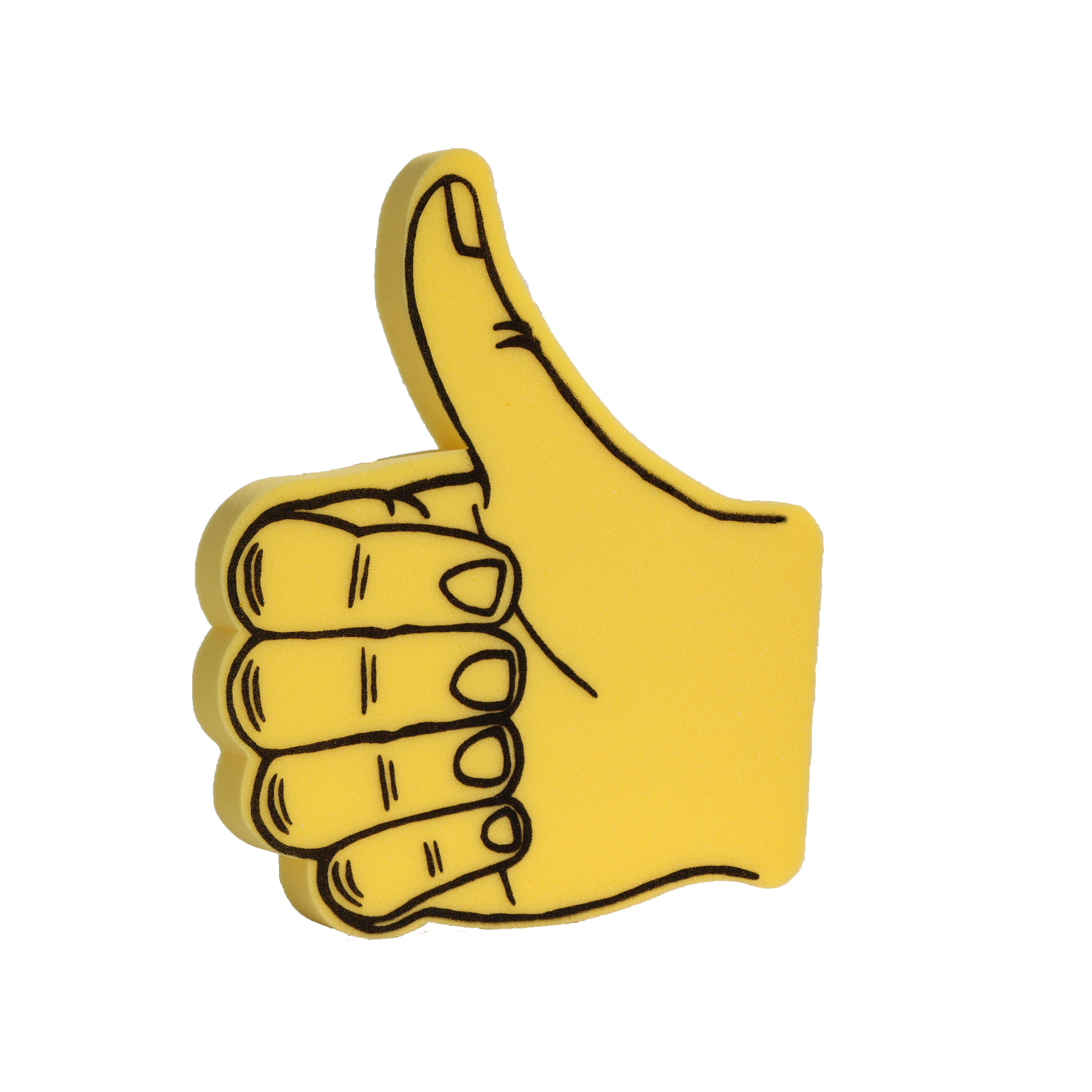 Schaumstofffinger Daumen hoch Winkehand