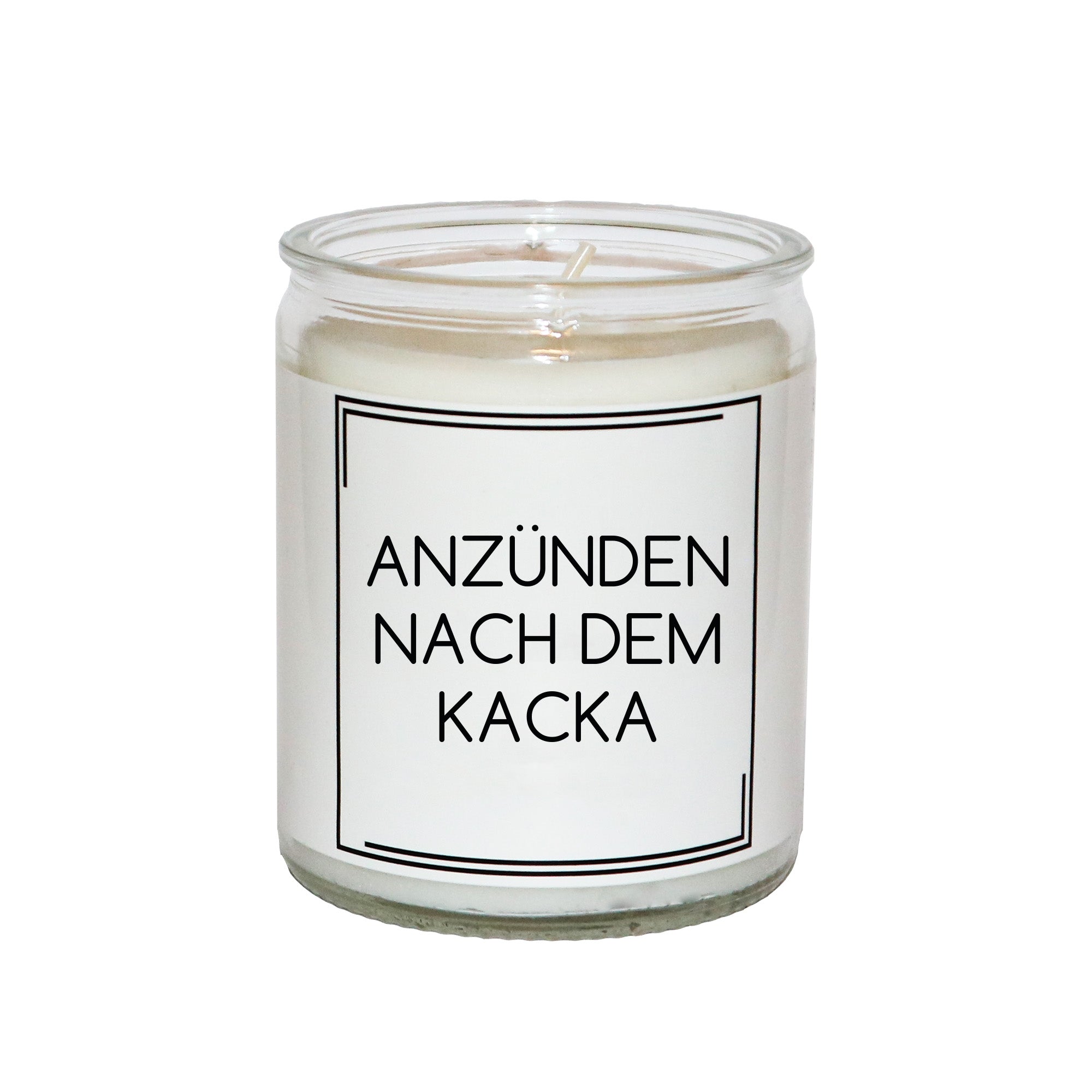 😄Witzige Kerze mit Spruch – Perfektes Geschenk für Geburtstag, Freunde, Mama & Kollegen – Freche Sprüche wie „Anzünden nach dem Kacka“ & „Bumslicht“ – Umweltfreundlich & lange Brenndauer