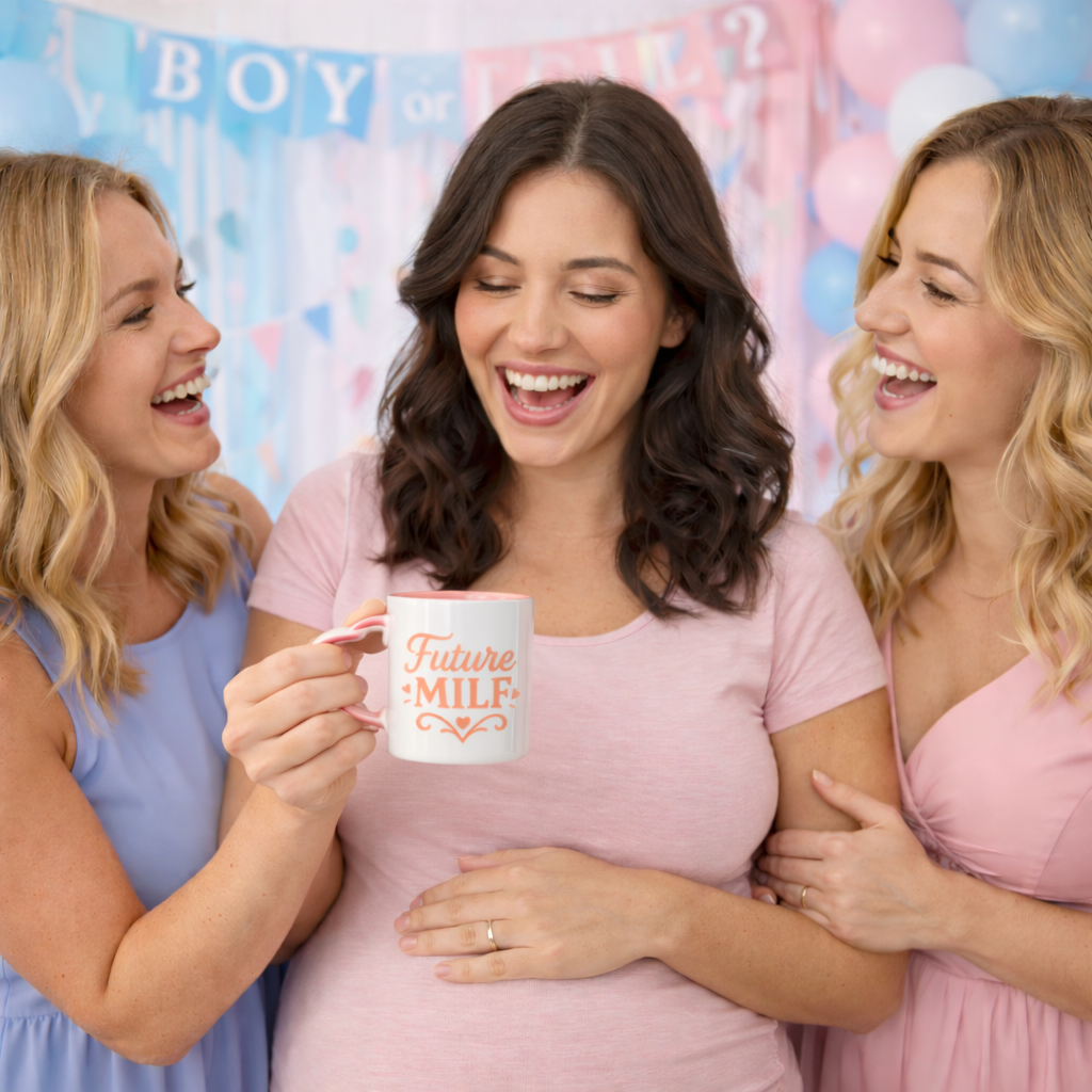 Babyparty Milf Mama Schwanger