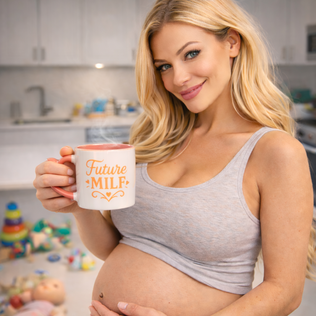 Babyparty Milf Mama Schwanger