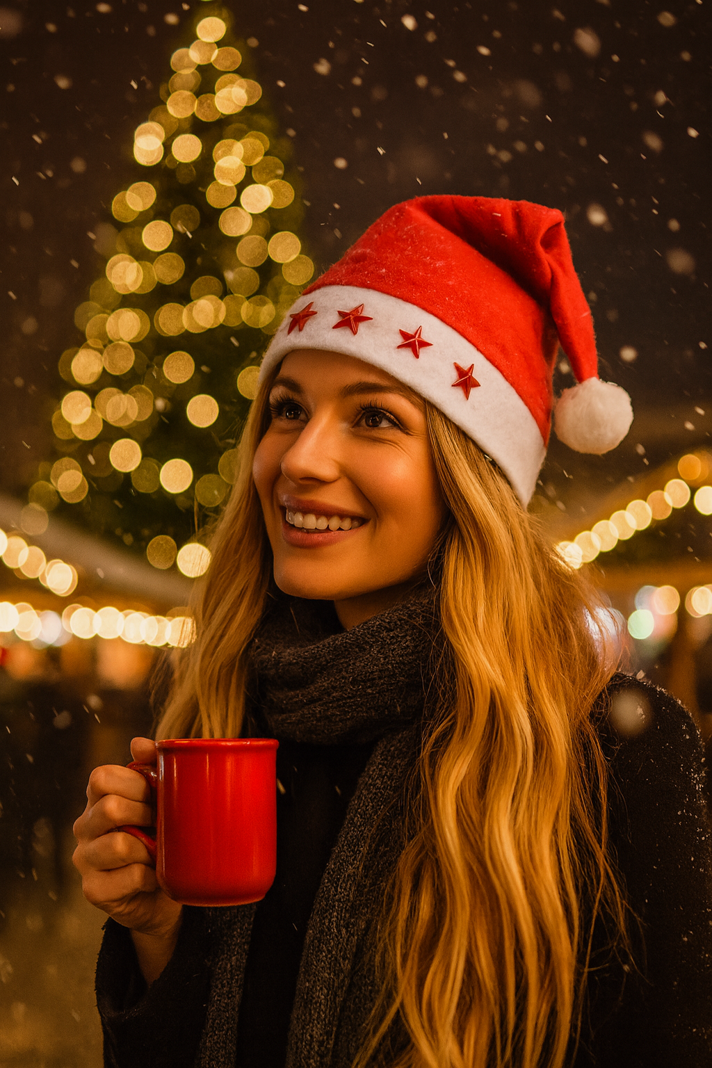 Weihnachtsmützen Nikolausmützen mit Aufschrift