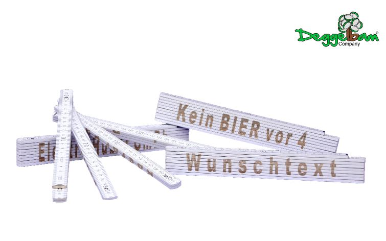 Wunschtext Zollstock