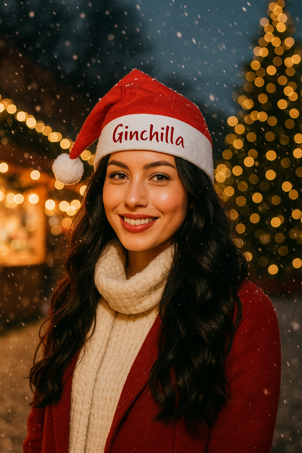 Nikolausmuetze Weihnachten WInter lustige Muetzen Gin