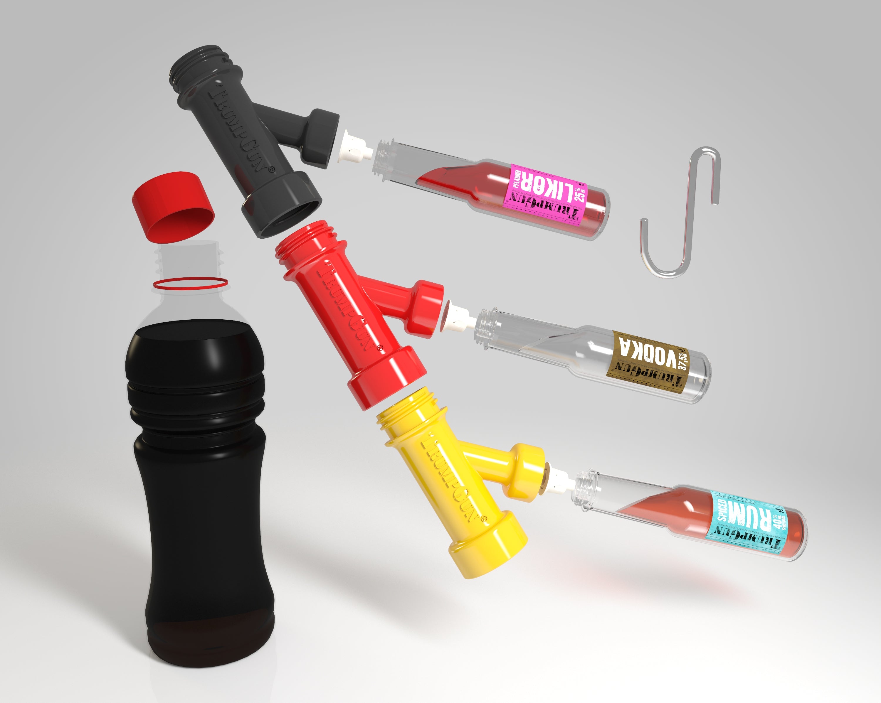 TrumpGun Trump Gun  Make Party great again Festival Shoot Shot Schnaps Geburtstagsgeschenk