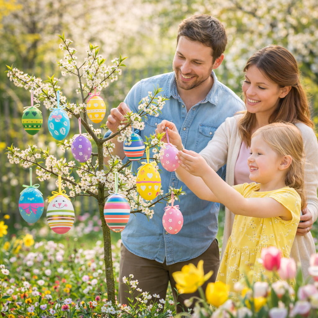 Ostereier Osterdeko Osterbaum Ostern