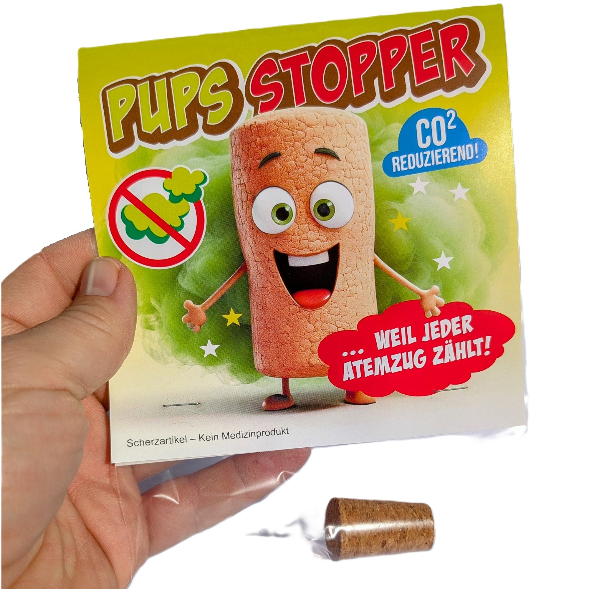 Partygeschenk lustig Pups Stopper Spaßartikel