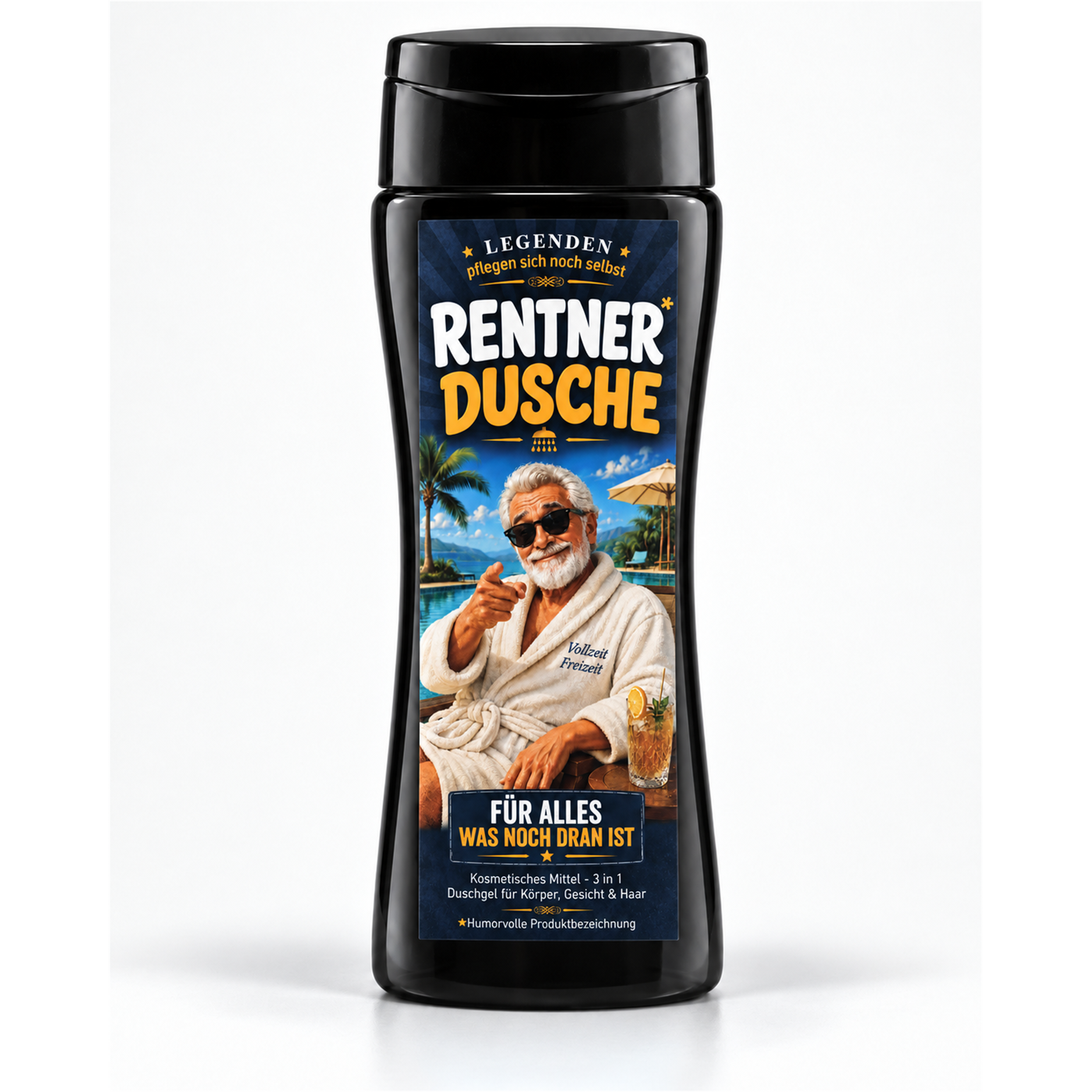 Rentner Dusche – lustiges 3-in-1 Duschgel & Geschenk zum Ruhestand