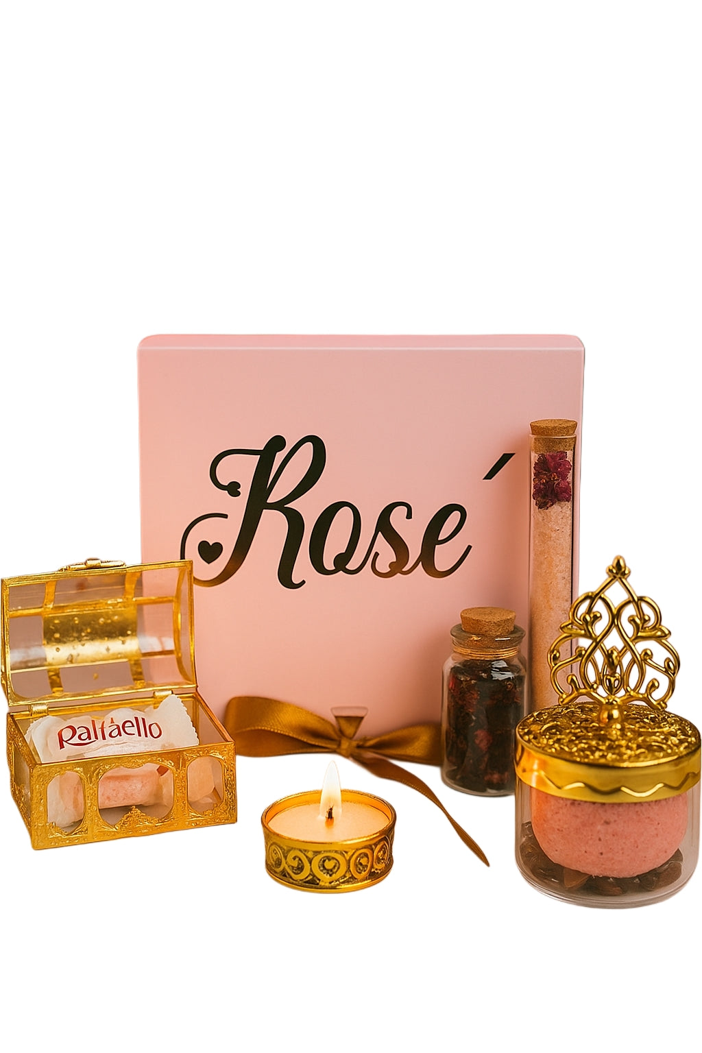 Geschenkbox "Rosè" Wellnesbox Baden