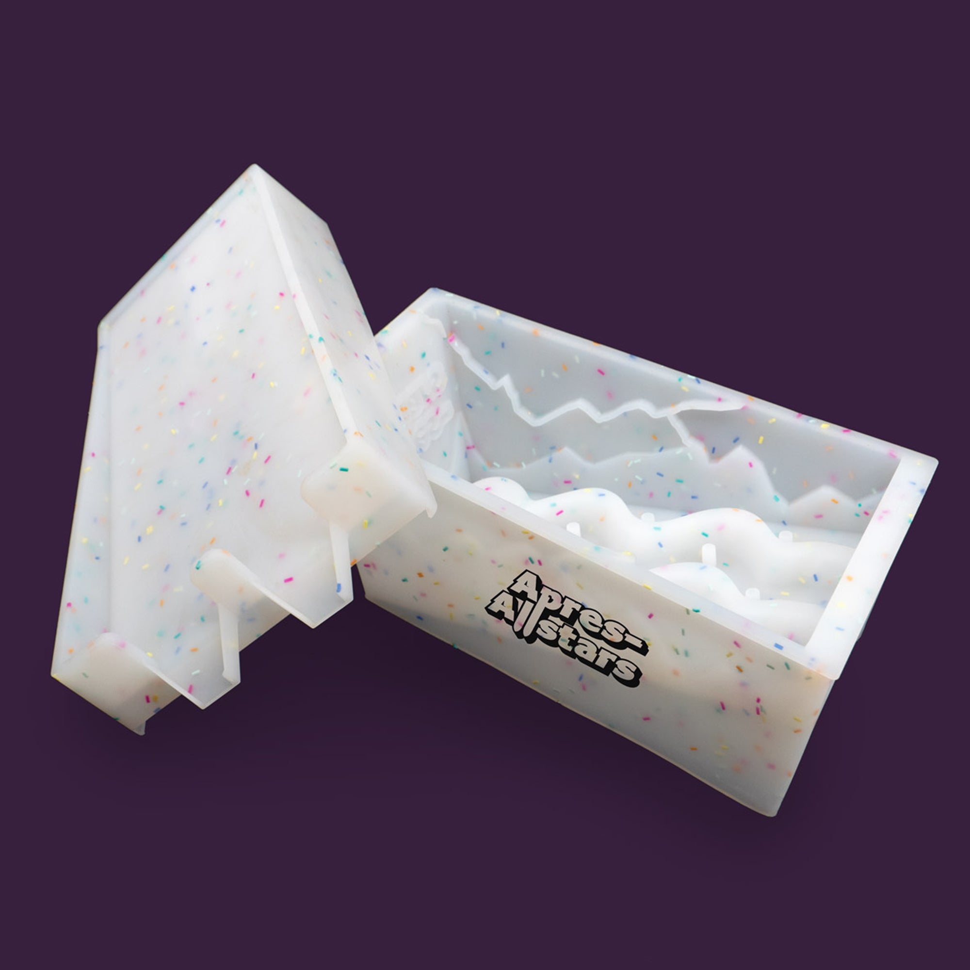 Eiswürfelform Skipiste Weltneuheit für Skigläser