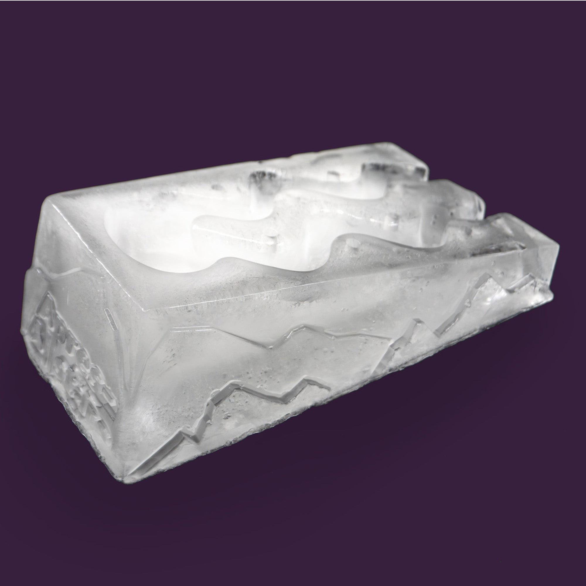 Eiswürfelform Skipiste Weltneuheit für Skigläser