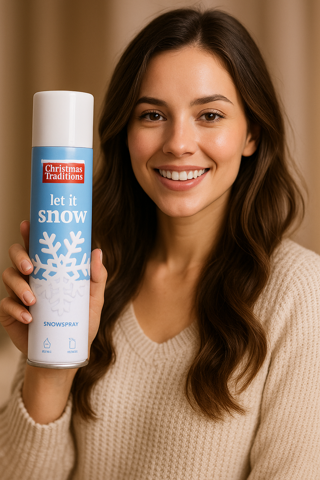 Weihnachtliches Schneespray 150 ml – Kunstschnee für Fenster & Weihnachtsdeko