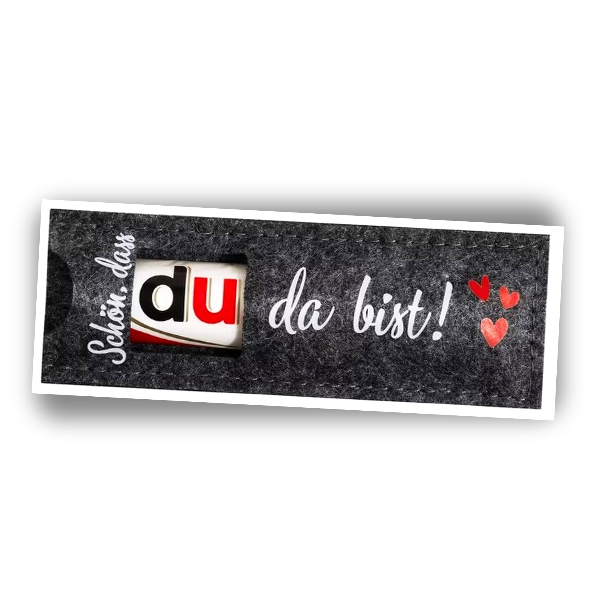 Filzhülle für Schokoriegel – das kleine Geschenk, das groß ankommt