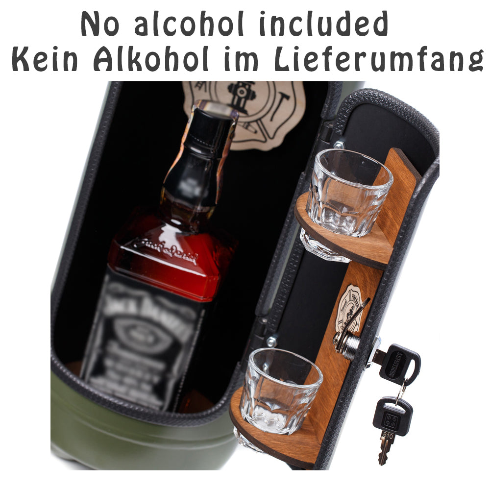 Firebar Minibar Feuerlöscher Bar Army