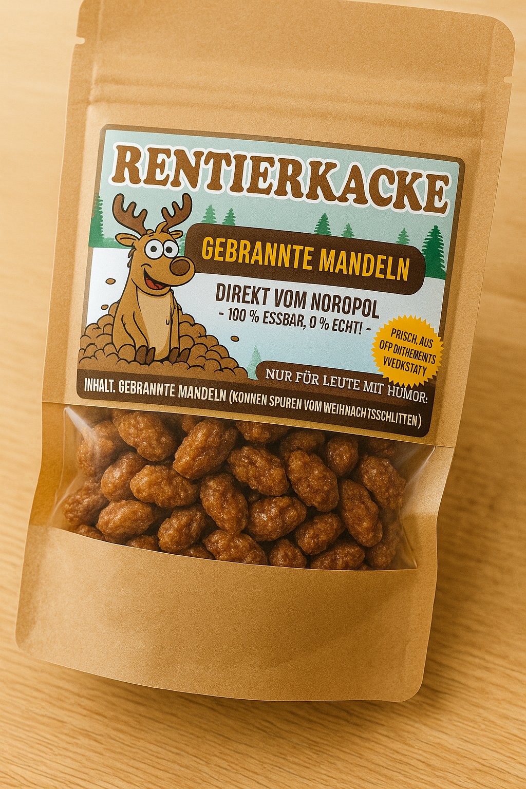 gebrannte Mandeln Rentierkacke Weihnachtsmarkt Mandeln