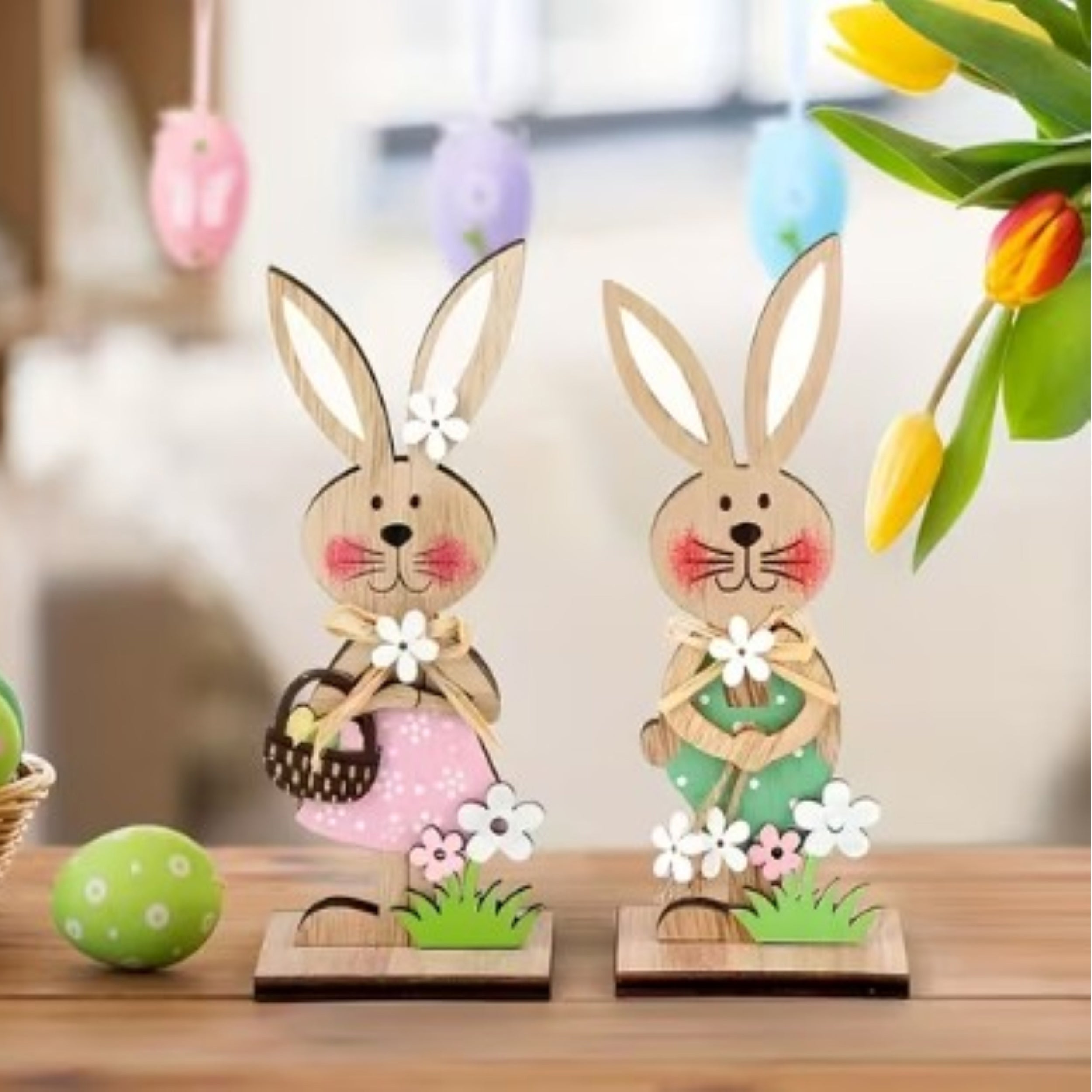 Osterhasen Osterdeko Deko Frühlingsdekoration