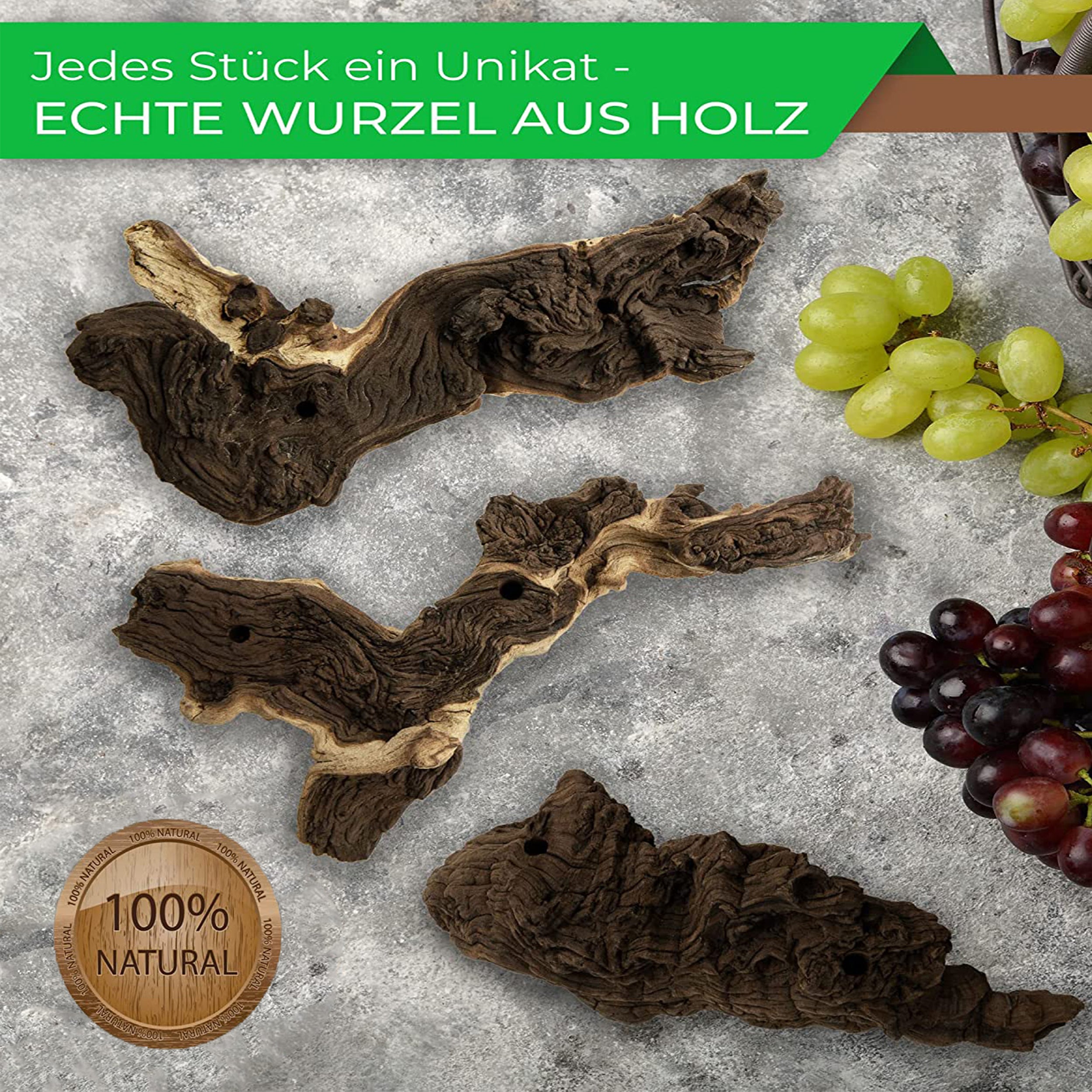 Grappawurzel Schnapsservice Schnapswurzel Echtholzwurzel 80ml Leonardo Daily