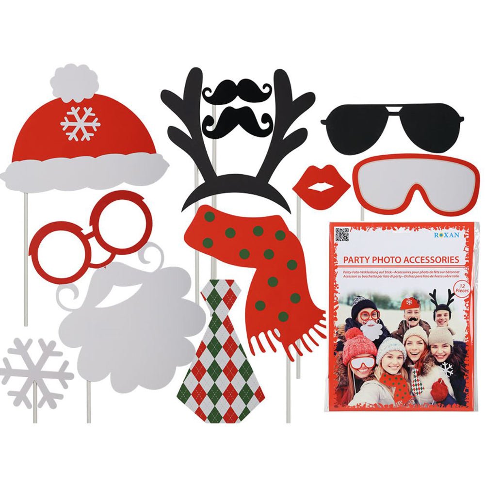 Selfie Selphy Selphie Accessoires Foto Bilder Weihnachten Firmenfeier Oktoberfest Bier Bierfest Happy new Yeahr Zylinder Hut Brille 