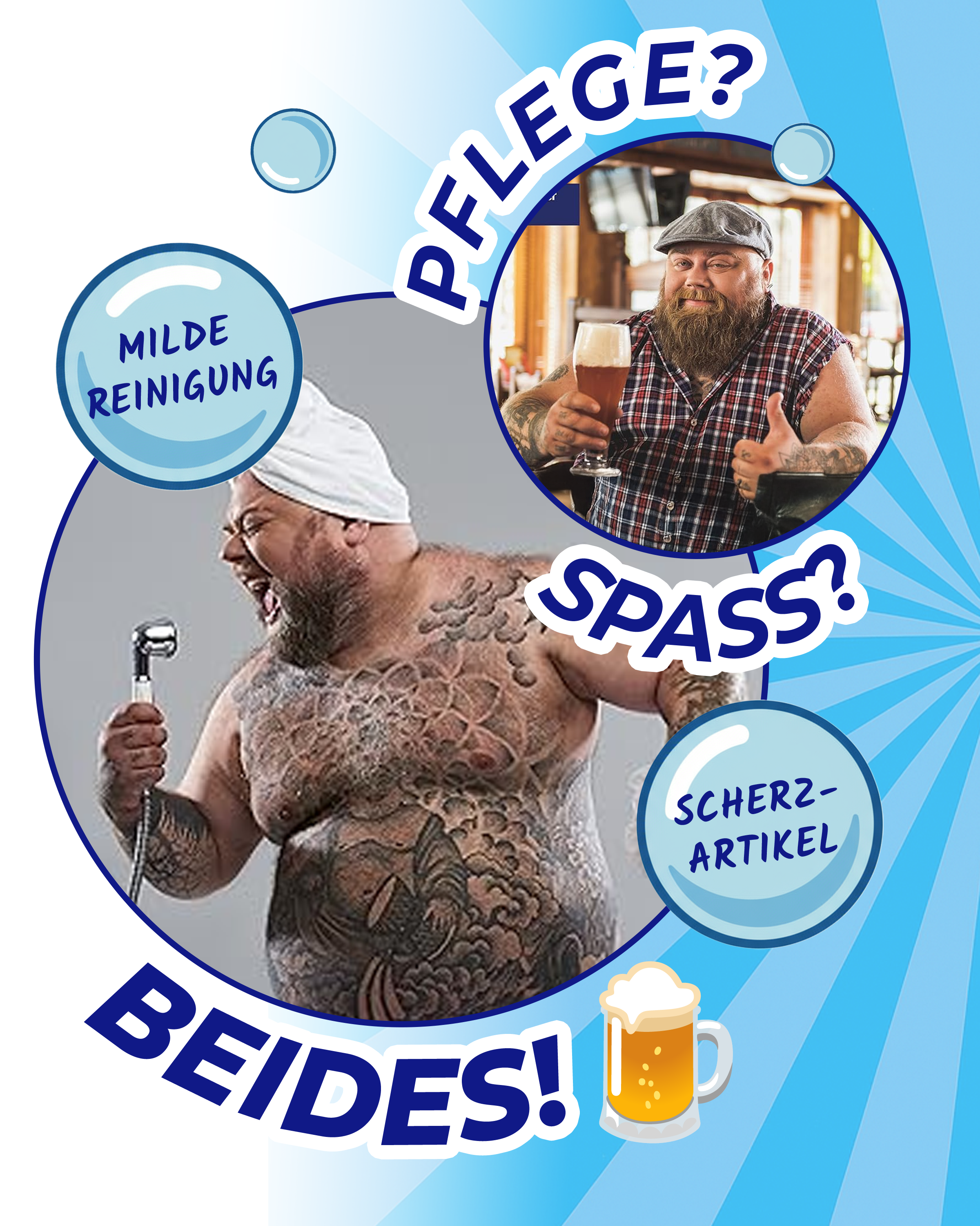 Die Bierbauchpflege für den Mann