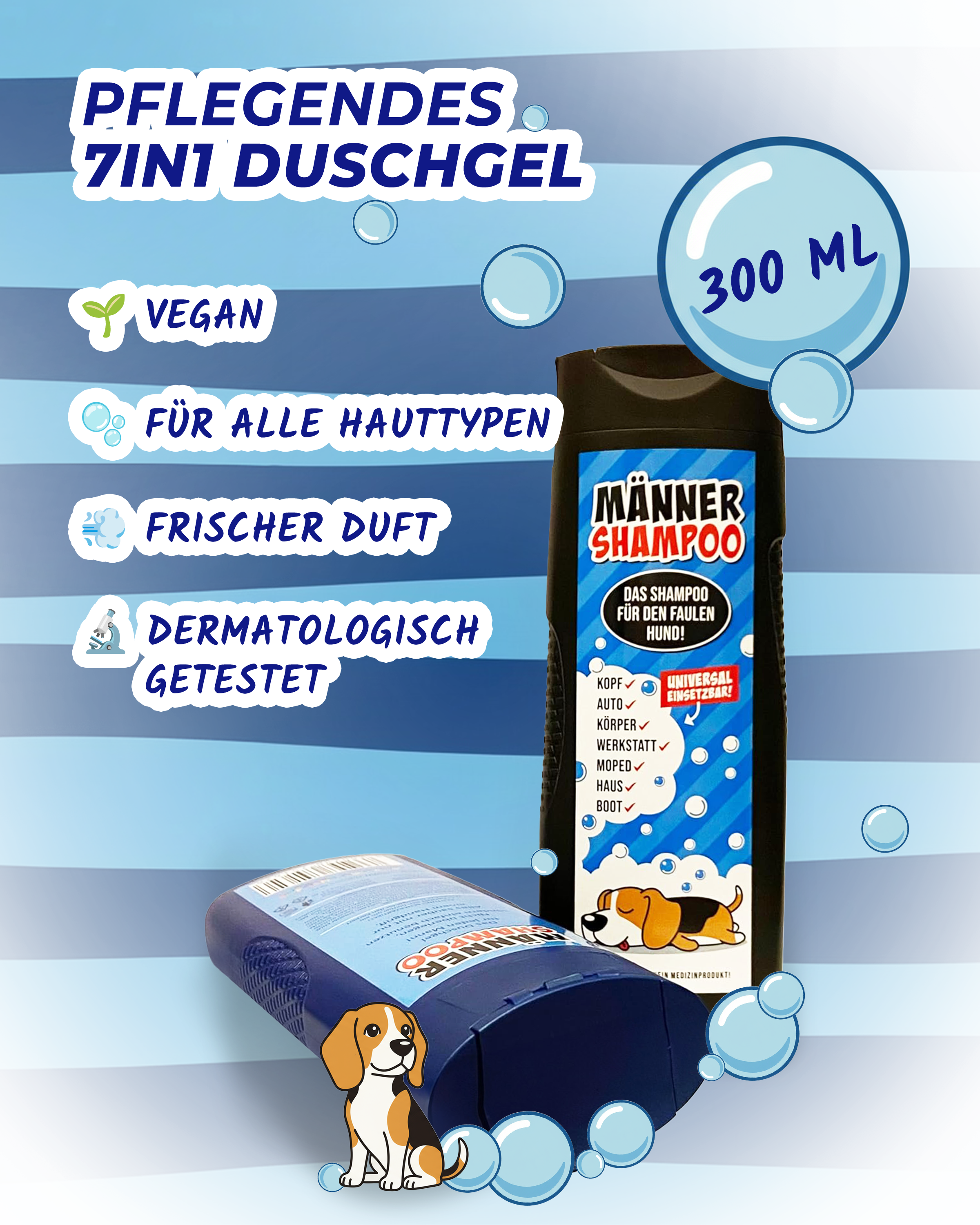Fauler Hund - Das Männershampoo