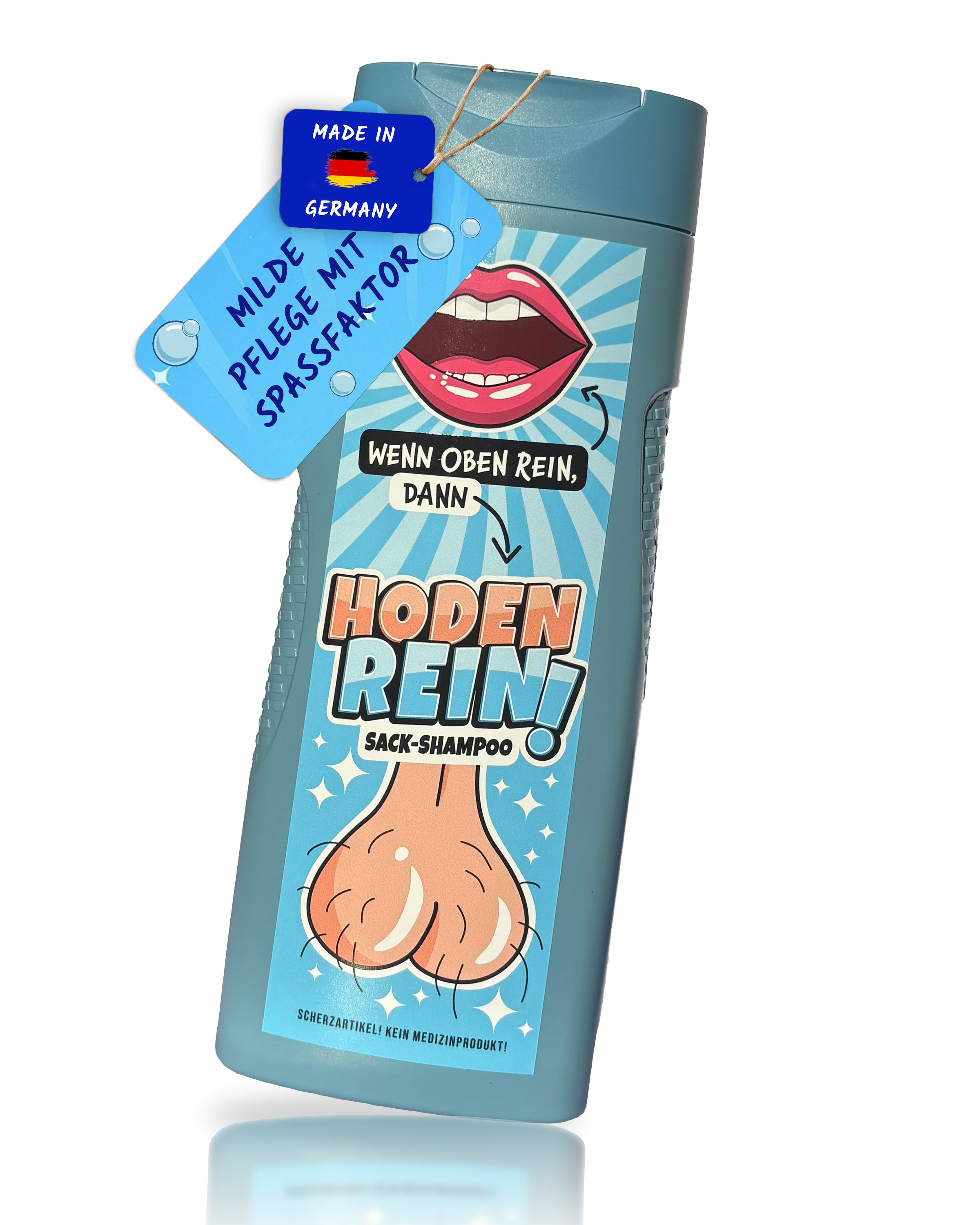 Hoden Rein Duschgel – Lustiges Männer Duschgel (Sackschampoo)