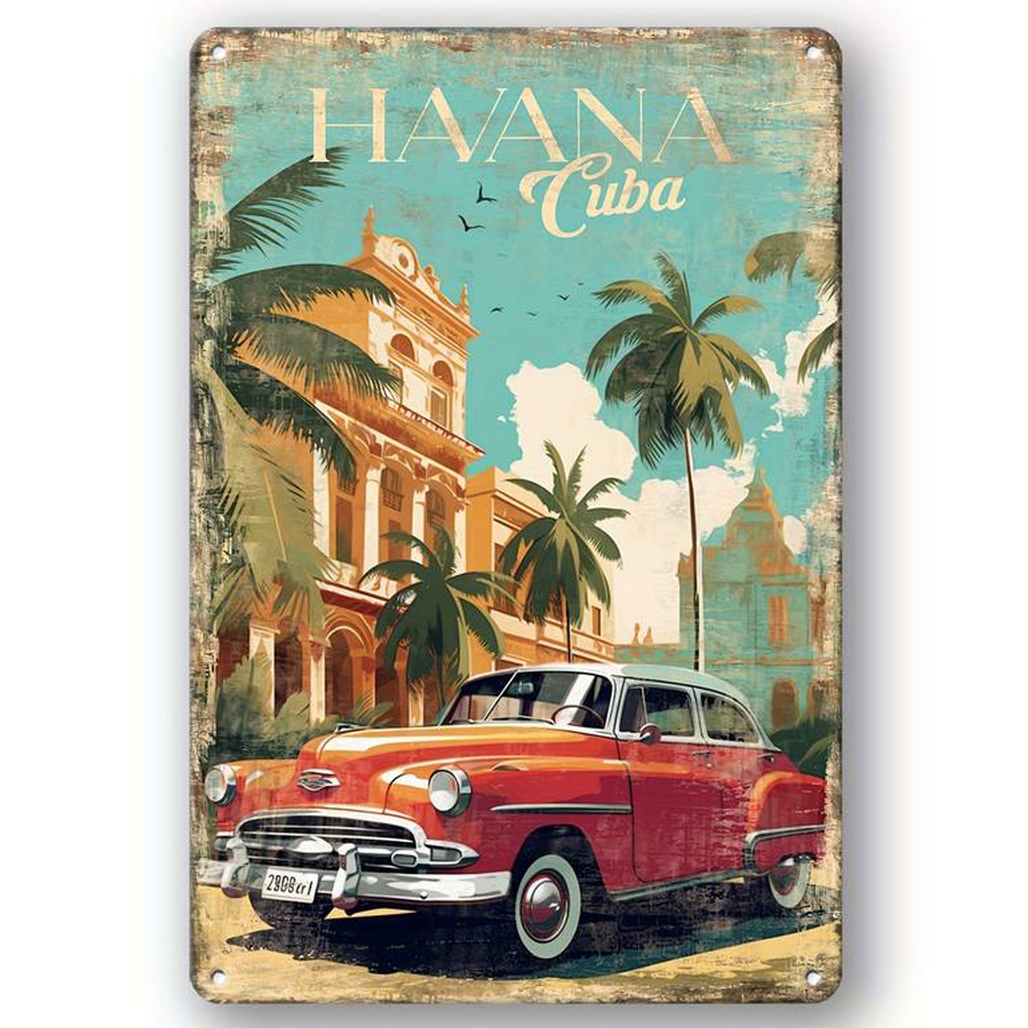 Versch. Blechschilder Retro USA 30cmx20cm