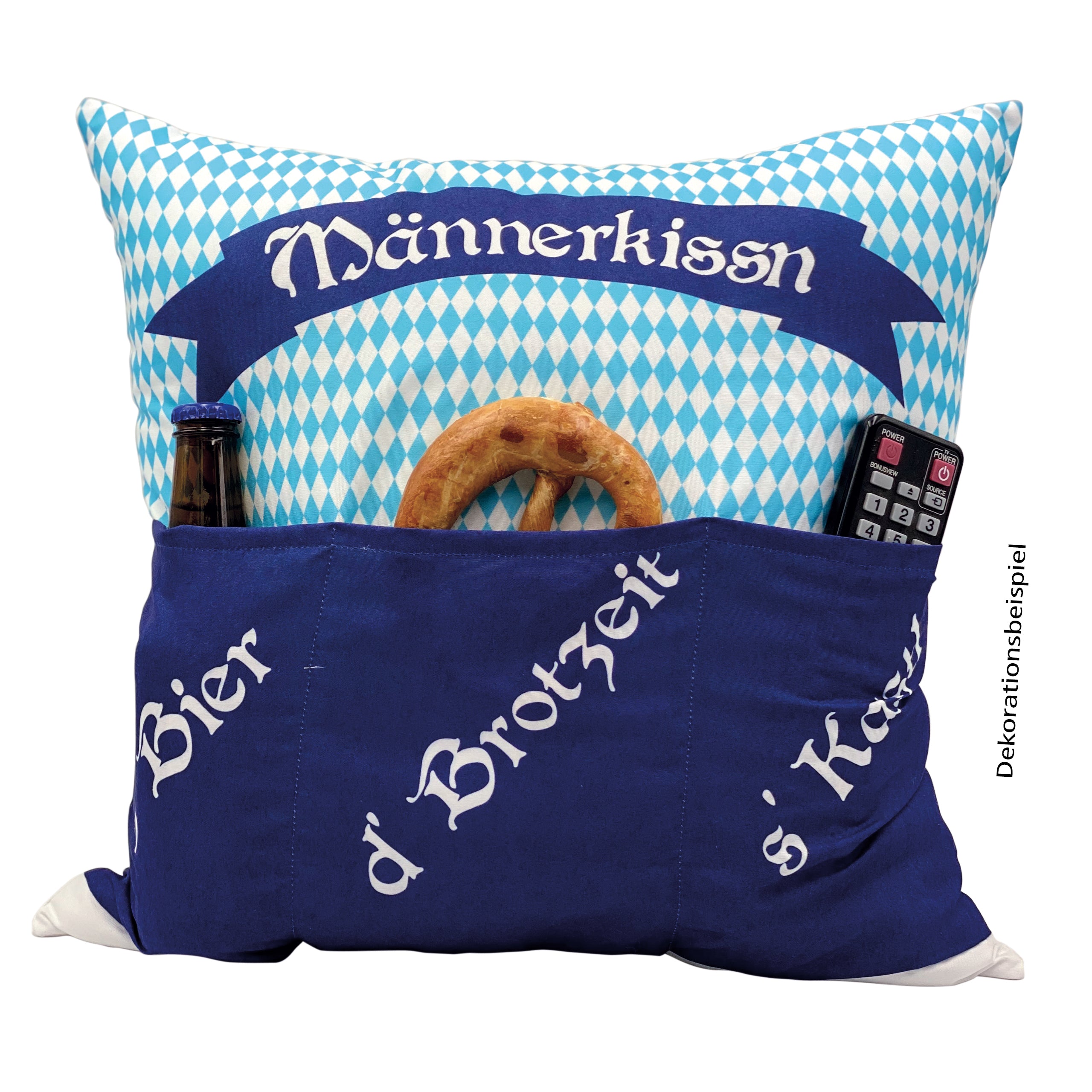 Bayrisches Männerkissen – Sofahelden – Männerabend – Geschenk für Bayern Fans