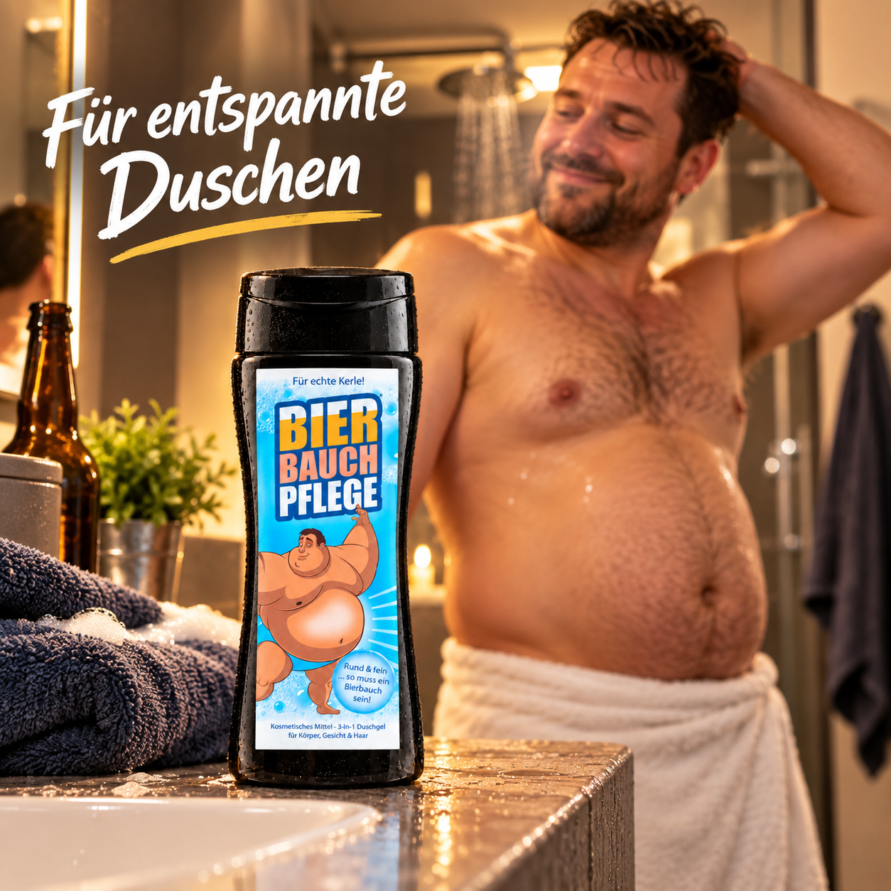 Die Bierbauchpflege für den Mann