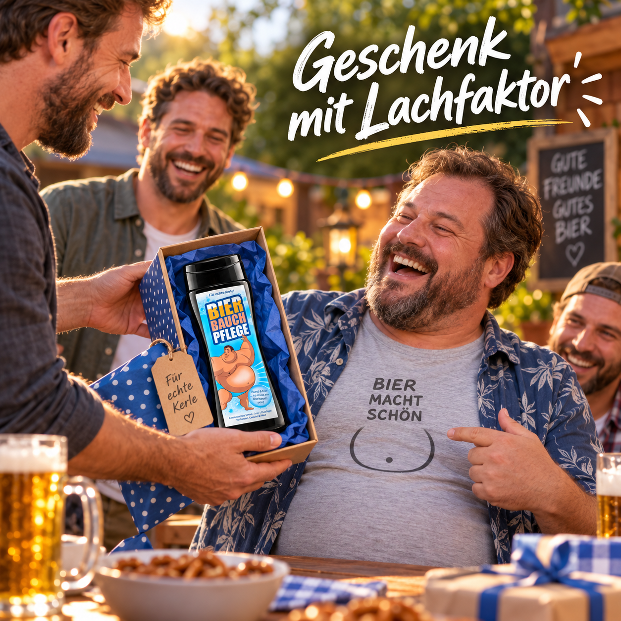 Die Bierbauchpflege für den Mann